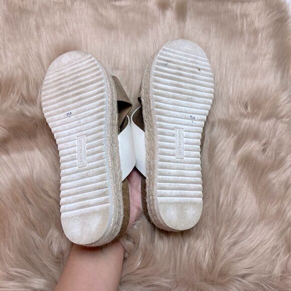 UNIONBAY Queen Espadrille Platform Open Back Chunky Cork Slide Sandal - Picture 7 of 7